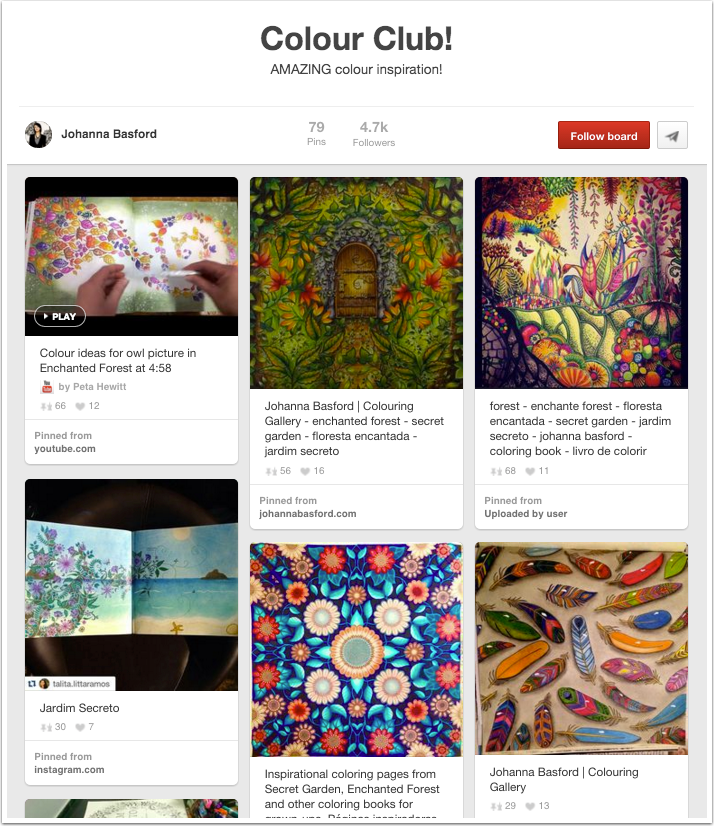 Johanna Basford On Pinterest