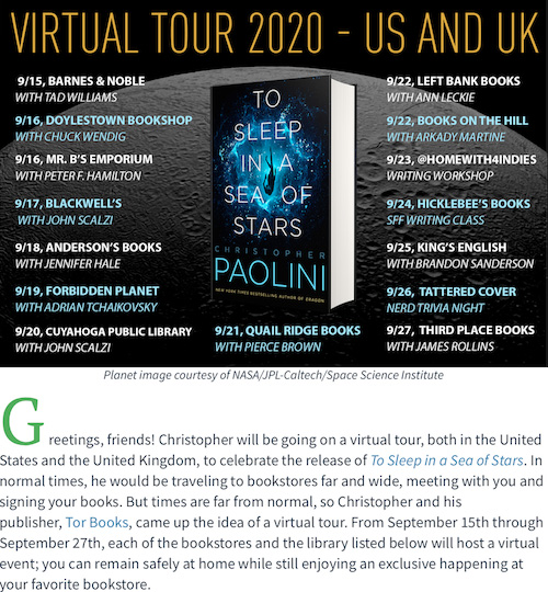 Virtual Book Tour at Independent Bookstores