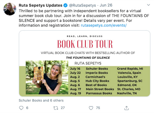 Virtual Book Tour Book Club 2